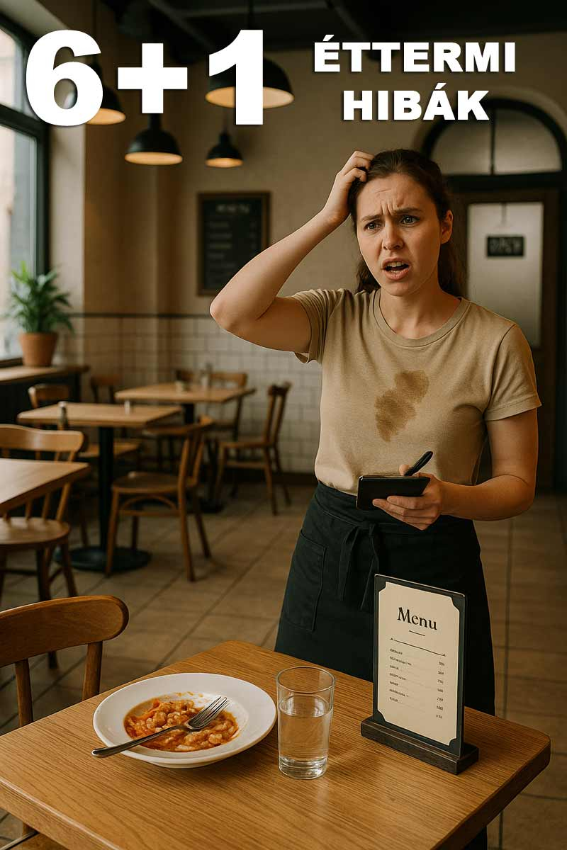 6+1 Gyakori Éttermi Hibák - Online étlappal megoldható kép
